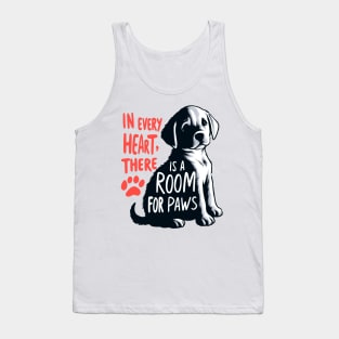 Heartfelt Paws: A Loving Pet Tribute Tank Top